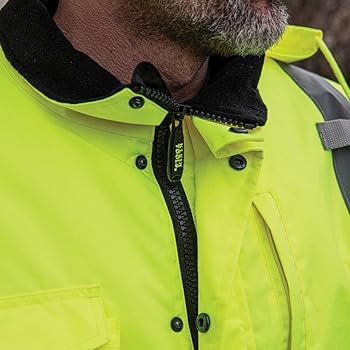 Amazon.com: Klein Tools 60380 Bomber Jacket, High-Visibility
